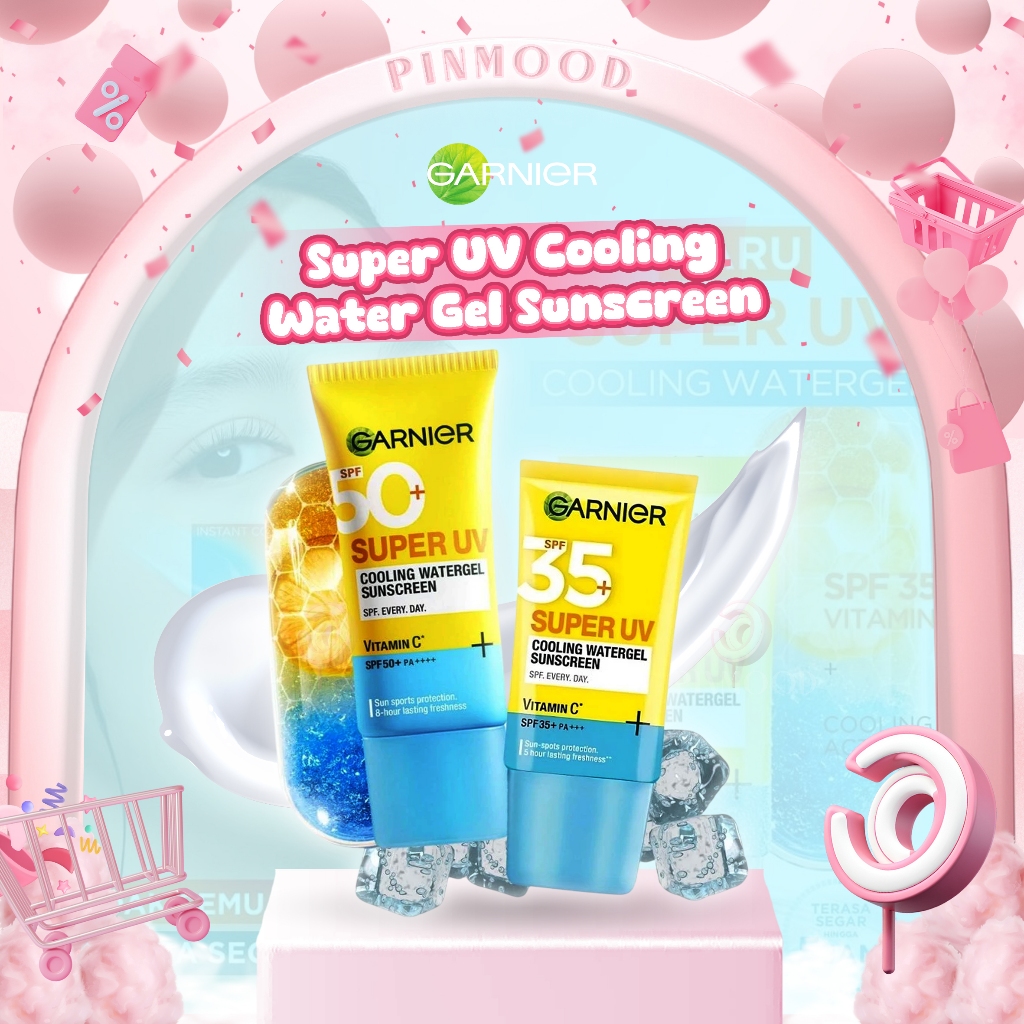 GARNIER - SUPER UV COOLING WATERGEL SUNSCREEN ( 20 | 30 ml ) - Sunscreen Wajah Cool Sensation