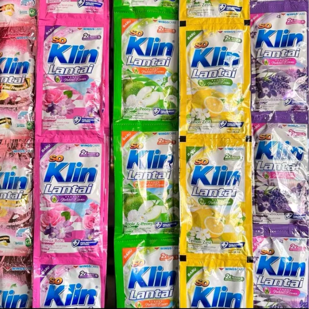 So Klin Lantai Renceng isi 12 @23mL SoKlin Pembersih Lantai