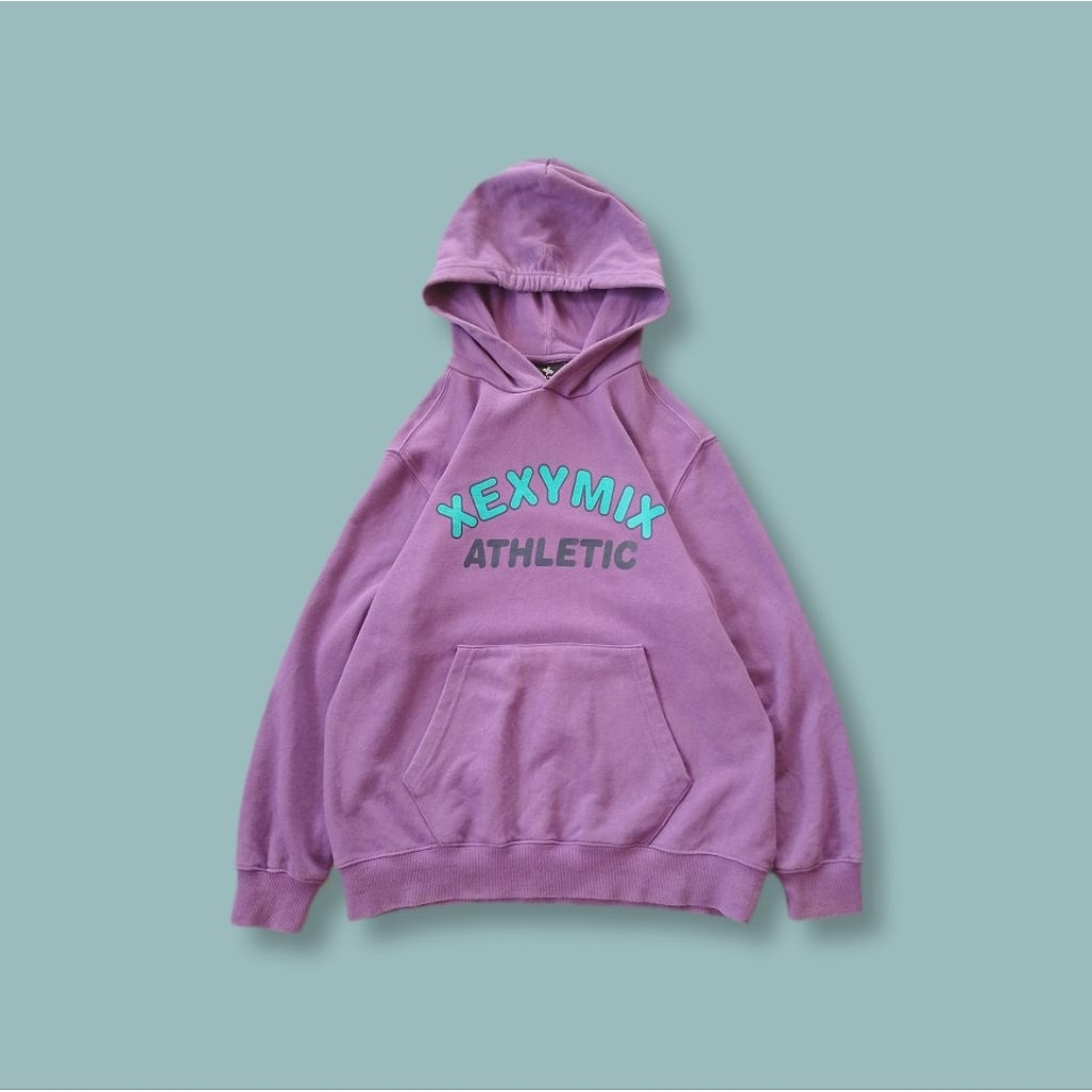 Jaket Pullover Hoodie Xexymix Athletic Lilac Second