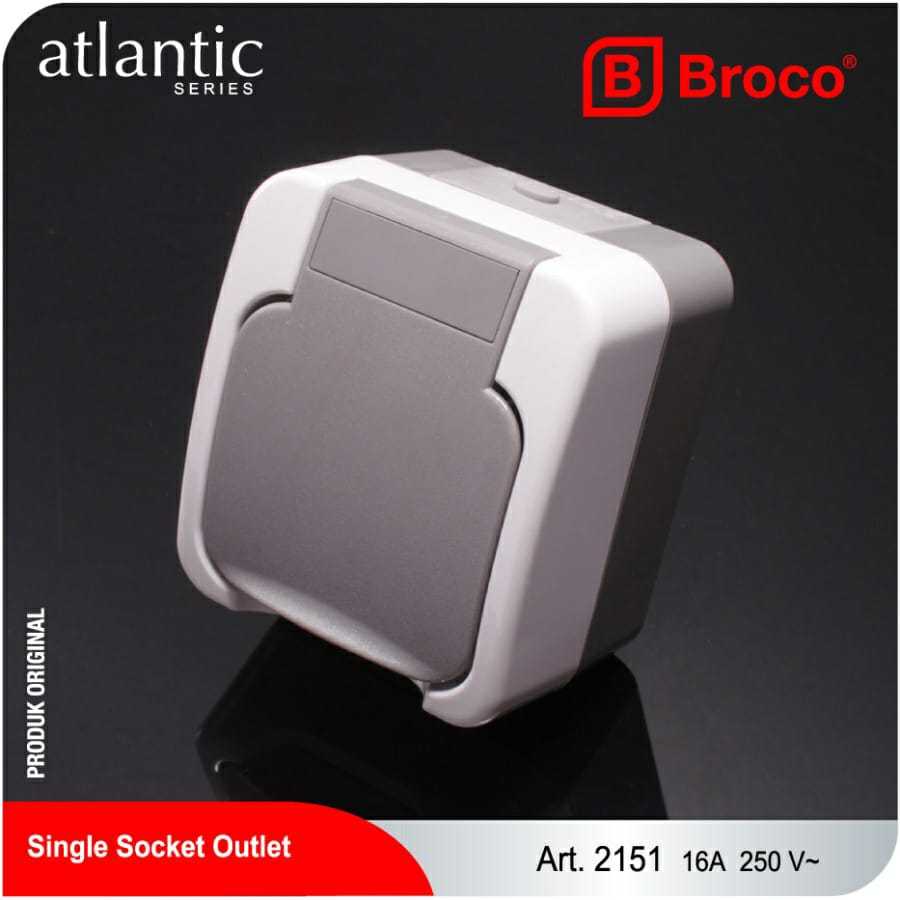BROCO Stop kontak Atlantic waterproof. Stop kontak Broco Atlantic waterproof