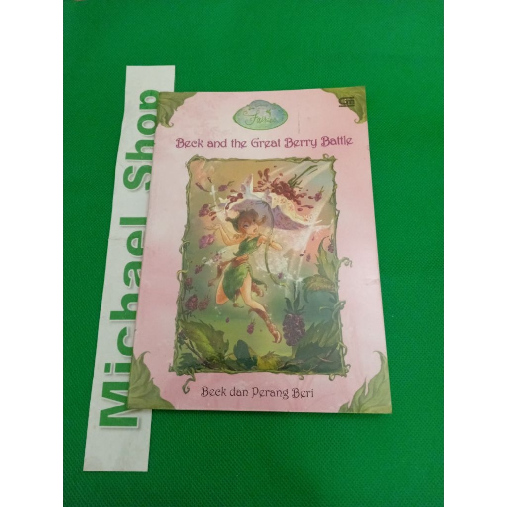 Buku Disney Fairies Beck and the great berry battle dan perang beri ( Novel Anak anak BerGambar )