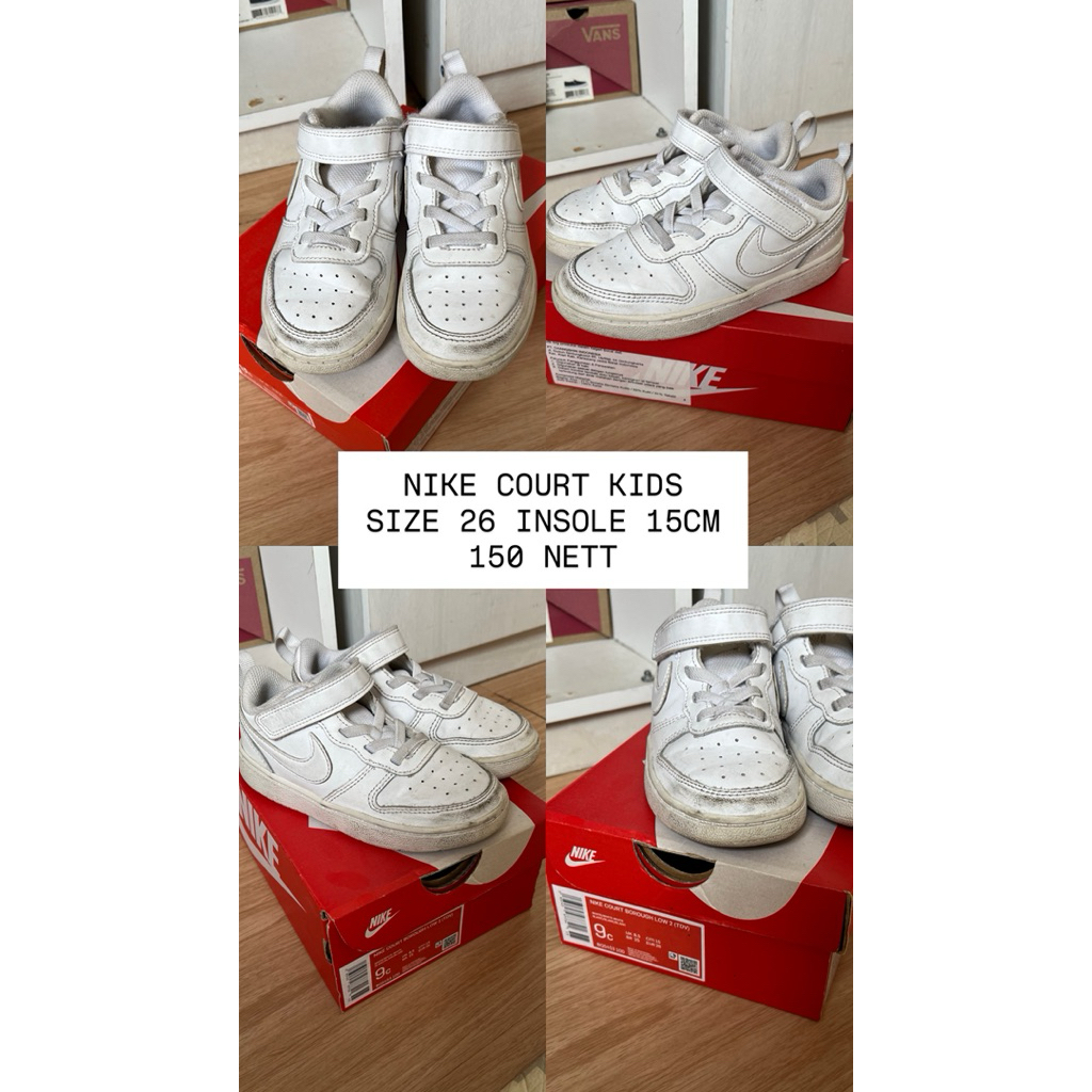 preloved nike court kids