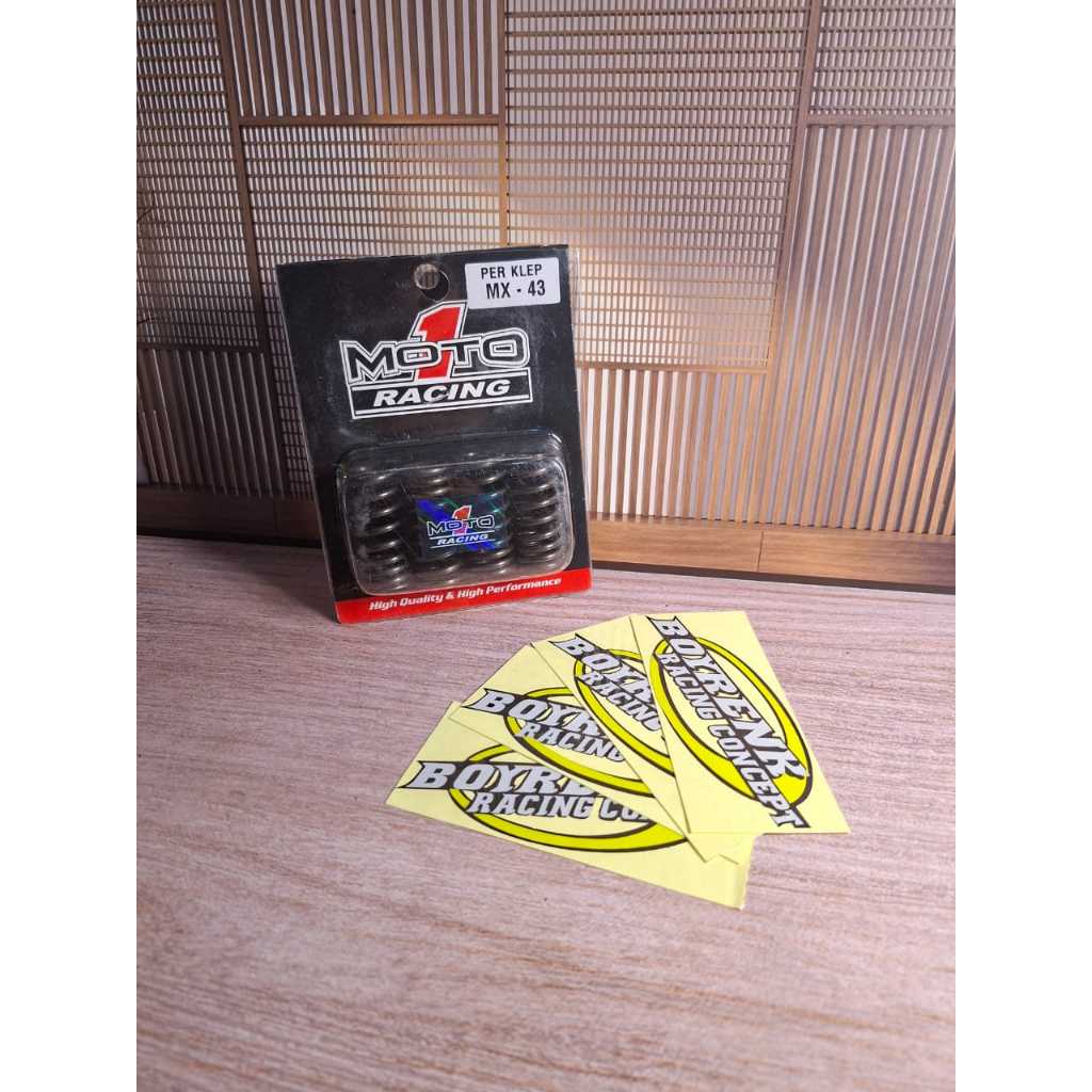 PER PIR KLEP VALVE SPRING MOTO 1 JUPITER MX OLD MX NEW 5 SPEED SNIPER LC 135 R15 VIXION 43MM - BOYRE