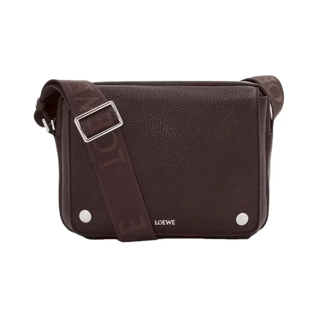 LoeweAnagram Pebble Supple Grained Calfskin Medium Messenger Bag Oxblood
Men
