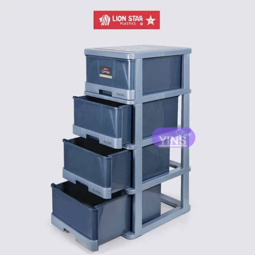 Lemari Plastik 3 Susun Lion Star / Container XC-12 4 Susun Besar Lion Star Excel / Lemari 5 Susun