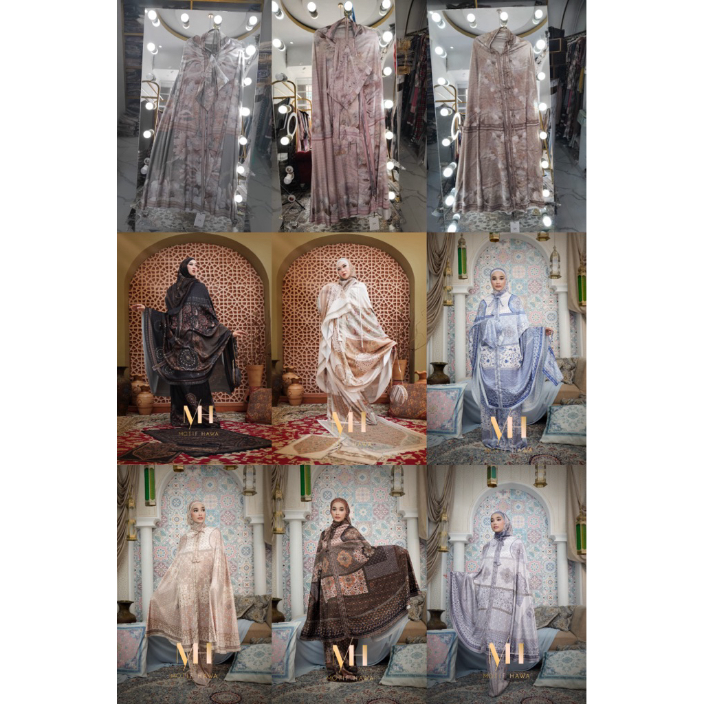 MUKENA ROYAL RAYA AROFAH SEASHELL BY MOTIF HAWA