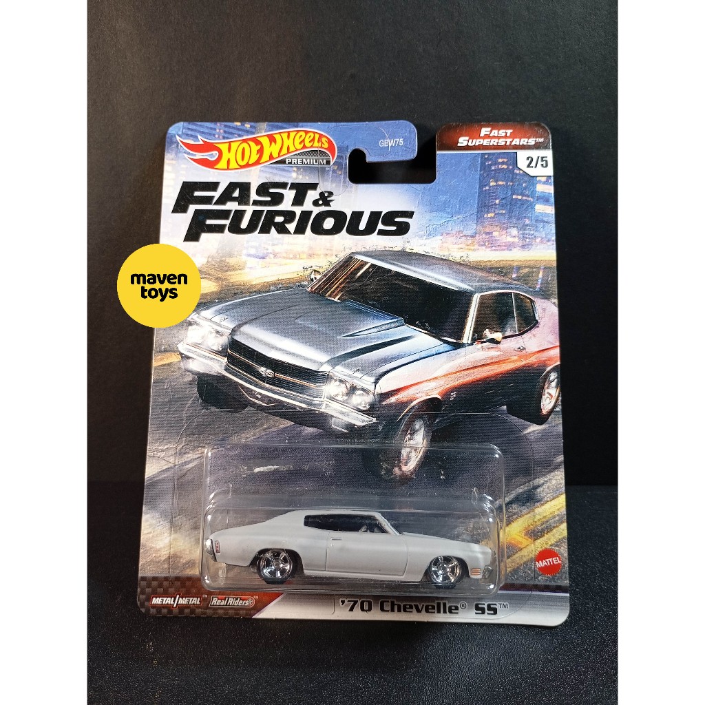 Hot Wheels Premium Fast & Furious / Hotwheels Premium Fast & Furious - 70 CHEVELLE SS FAST & FURIOUS