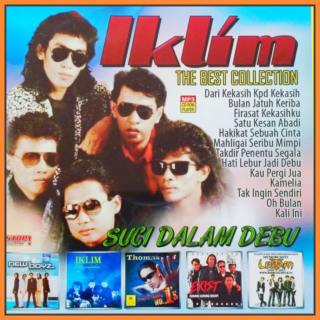 Kaset MP3 Lagu Pop Malaysia IKLIM - EXIST Album Pilihan Lengkap