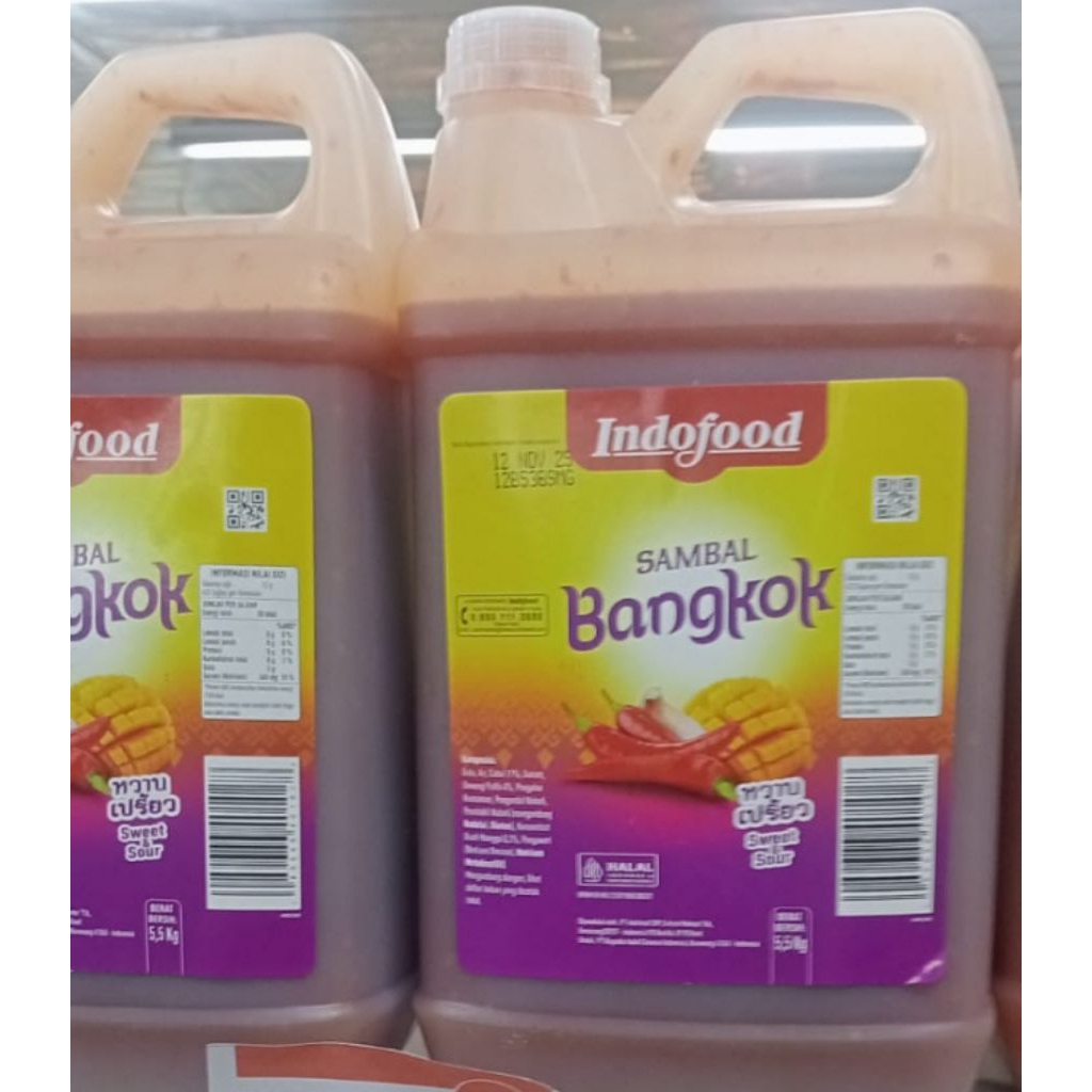 Indofood Sambal Bangkok Jerigen 5,5 Kg