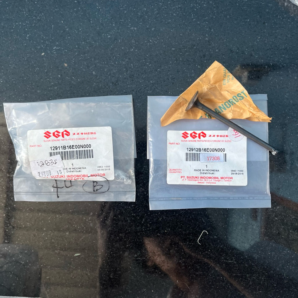 payung klep In ex 1 set Suzuki Satria FU 150 original Nos