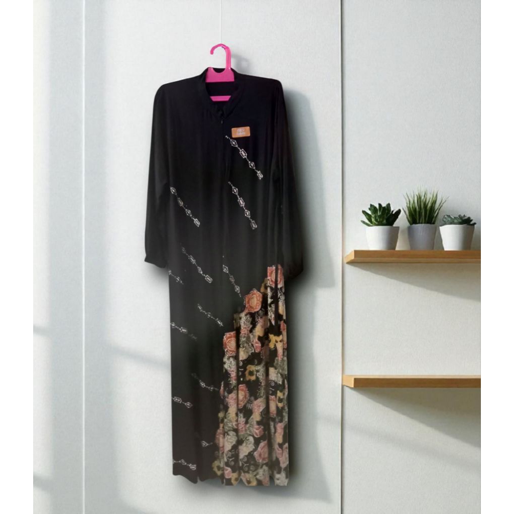 gamis twil ori katun, twil ori motif