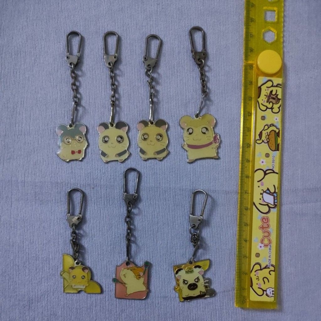 Hamtaro Metal Keychain Original only from Japan