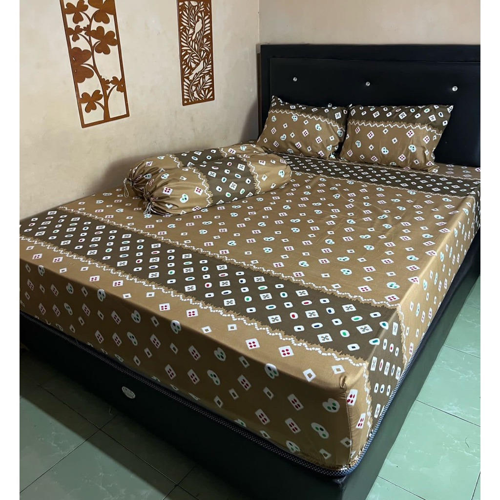 sprei batik jumputan tinggi 40 120x200