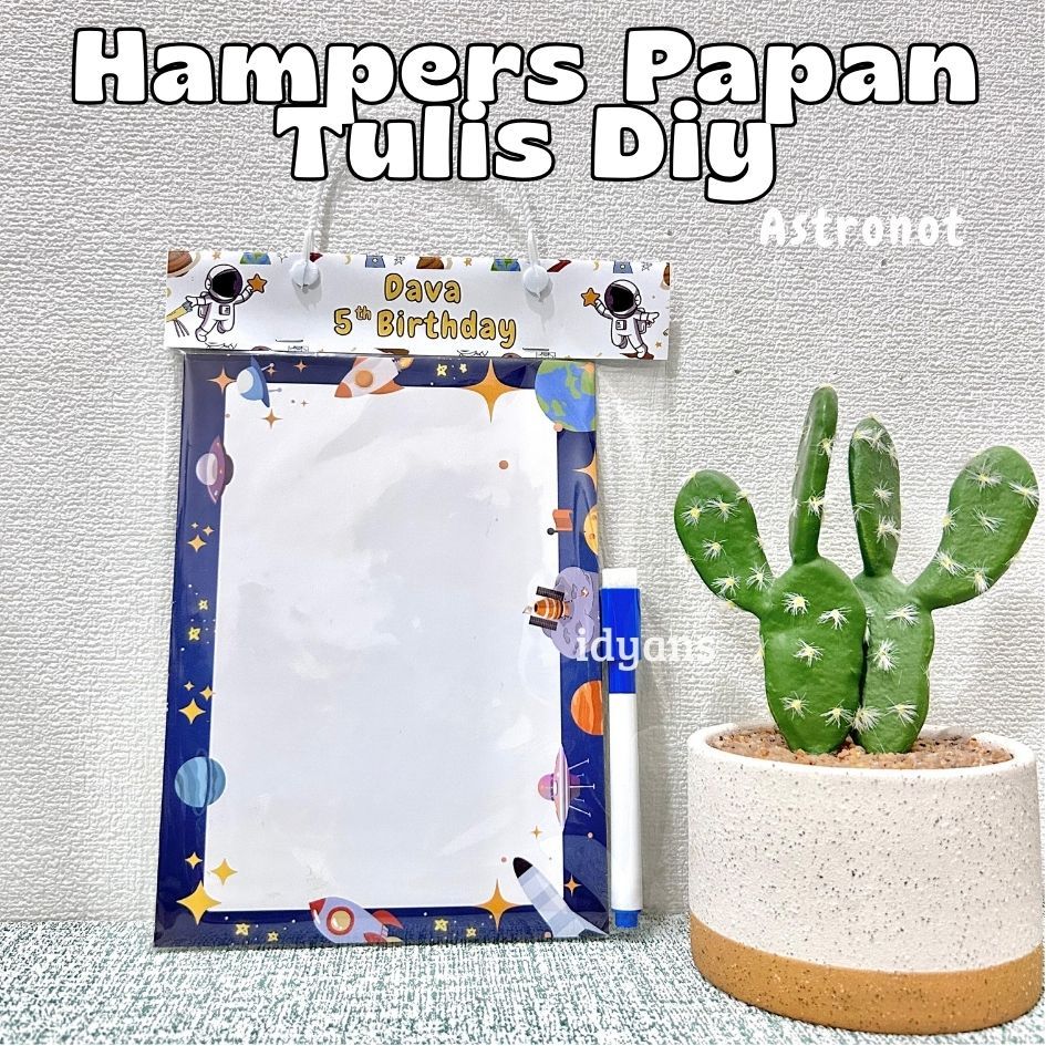 HAMPERS PAPAN TULIS DIY / BINGKISAN ULANG TAHUN ANAK / HADIAH ULANG TAHUN / SOUVENIR ULTAH ANAK / KA
