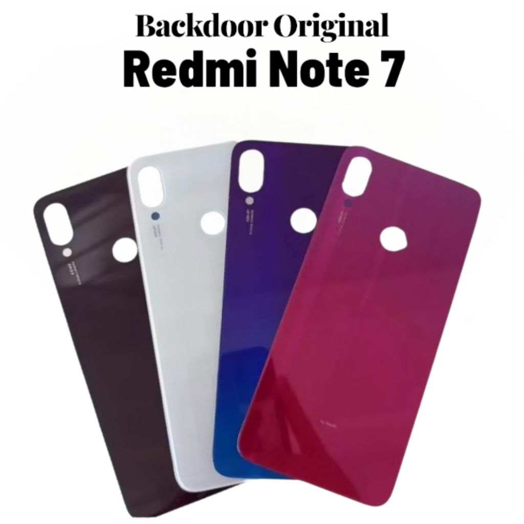 Backdoor Tutup Belakang Redmi Note 7 Original