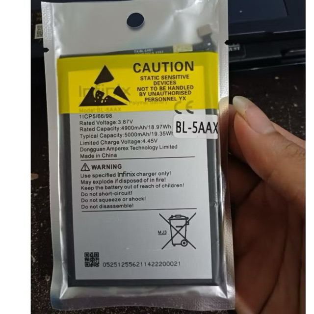 Baterai INFINIX BL-5AAX Battery batre bat