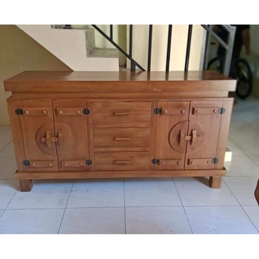 Meja tv koboi/bofet koboi jati