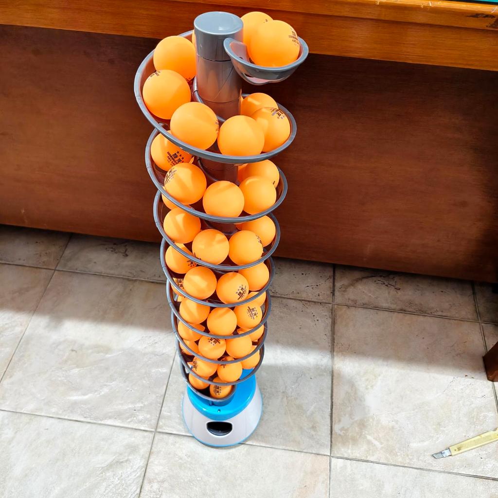 Mesin Robot Tenis Meja Otomatis Peluncur Bola Ping Pong Servis