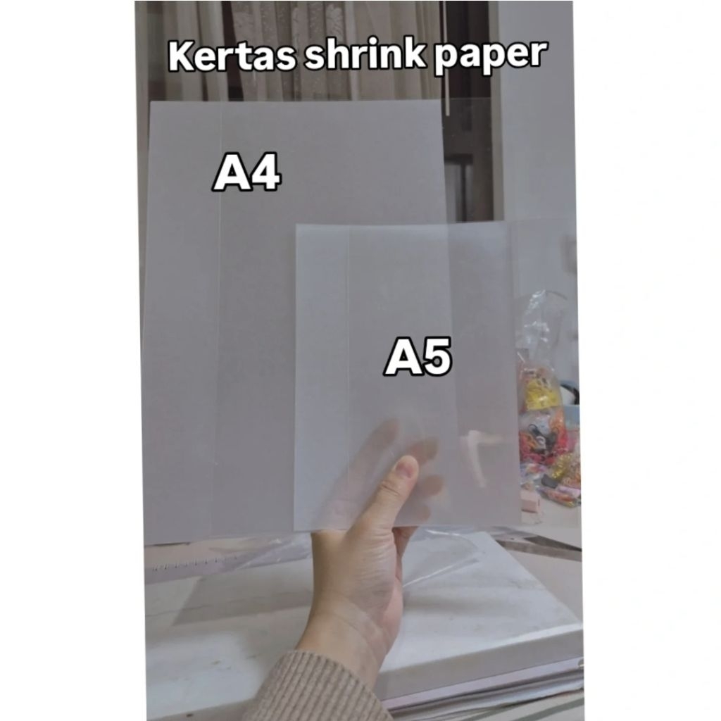 KERTAS SHRINK PAPER TRANSLUCENT DAN TRANSPARAN