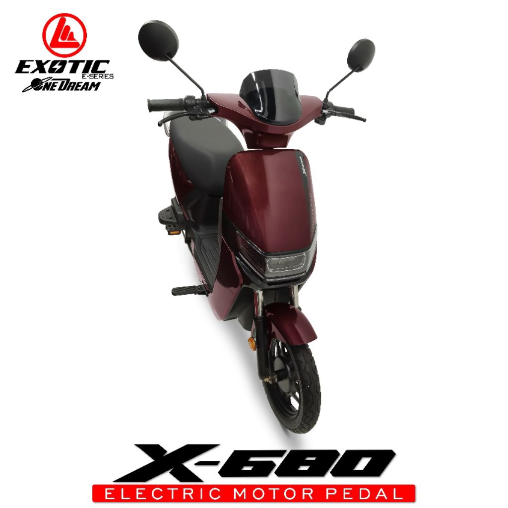 Sepeda Listrik Exotic X-680 Garansi Resmi Terbaru 2025