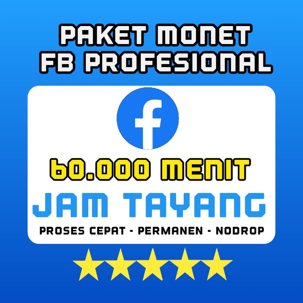 VIEW JAM TAYANG REELS FACEBOOK AKTIF PERMANEN NONDROP