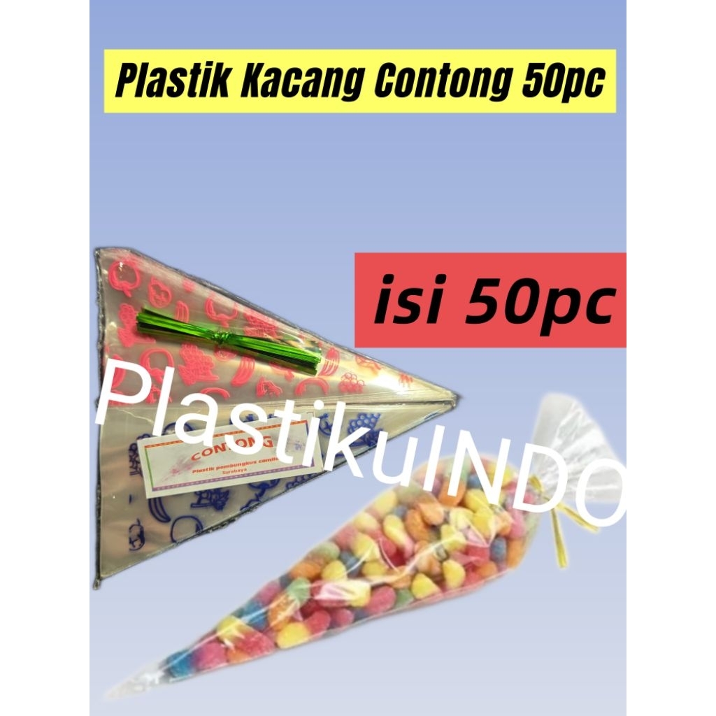 Plastik Kacang Contong Mete / Plastik Snack isi 50pc