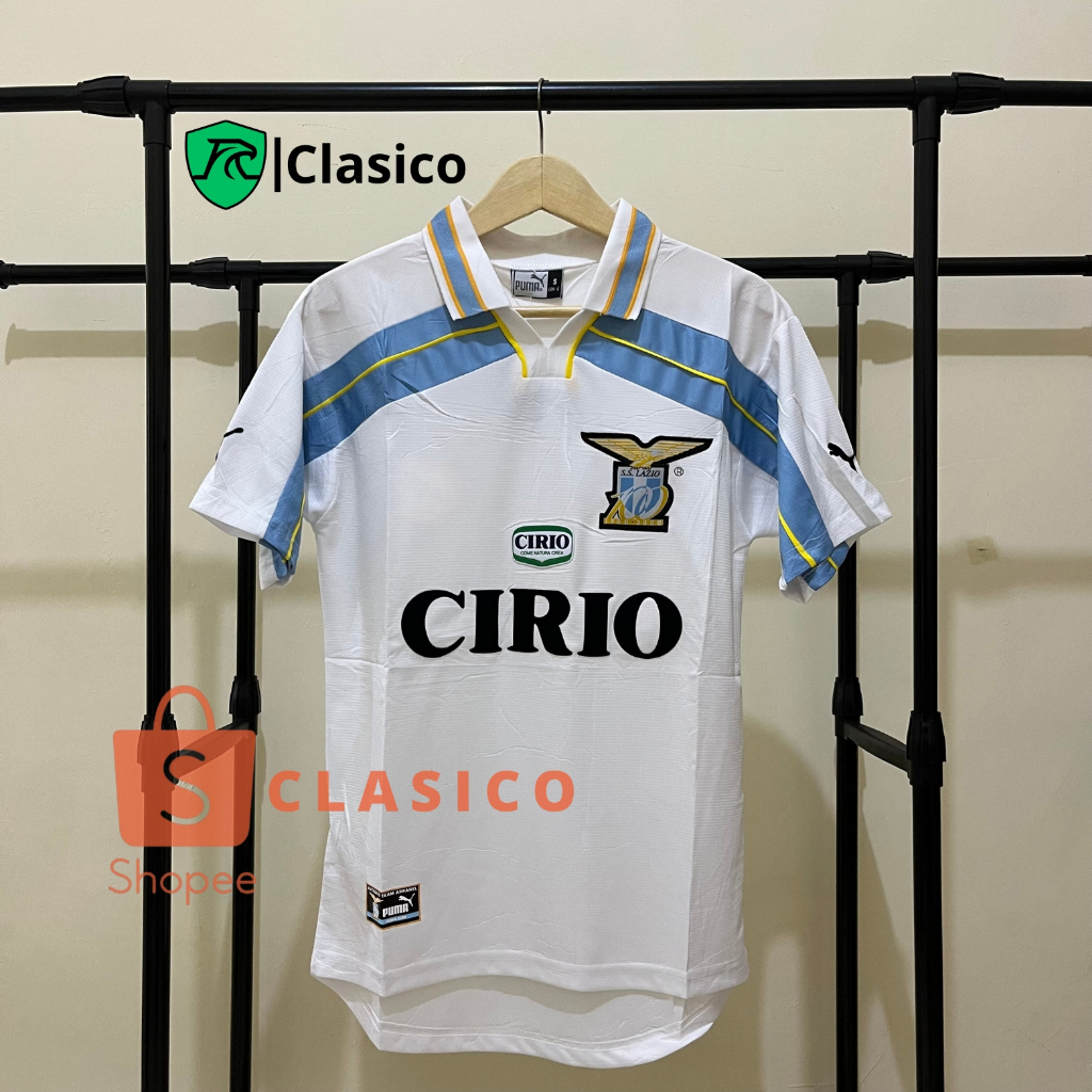 Jersey Retro Lazio Away 1999/2000 | Baju Bola Kualitas Premium