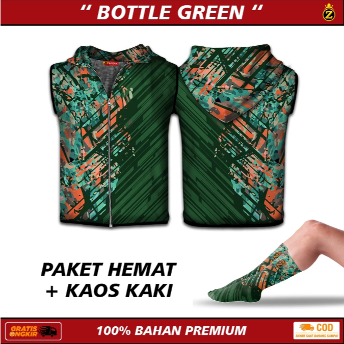 Rompi Sepeda Pria Wanita Vest Unisex Bahan Parasut Premium Rompi Sepeda  Outdoor Sport