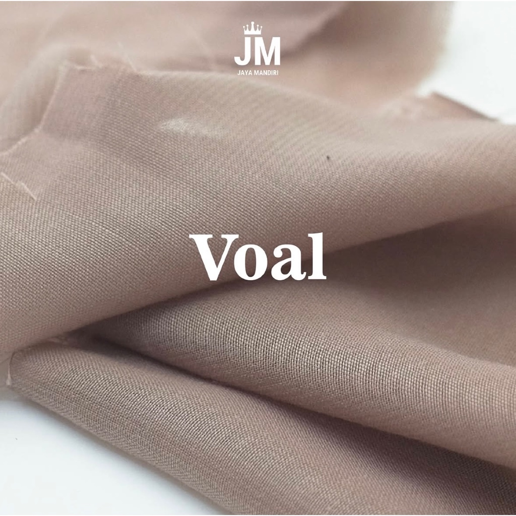 JM Kain Voal Polos Premium 3630 untuk Sublim Printing (ECER YARD)