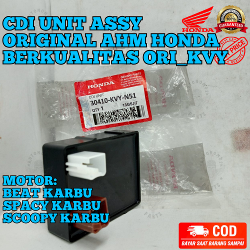 CDI Honda AHM Beat Karbu Spacy Karbu Scoopy Karbu Original Asli – Presisi Ori - KODE KVY