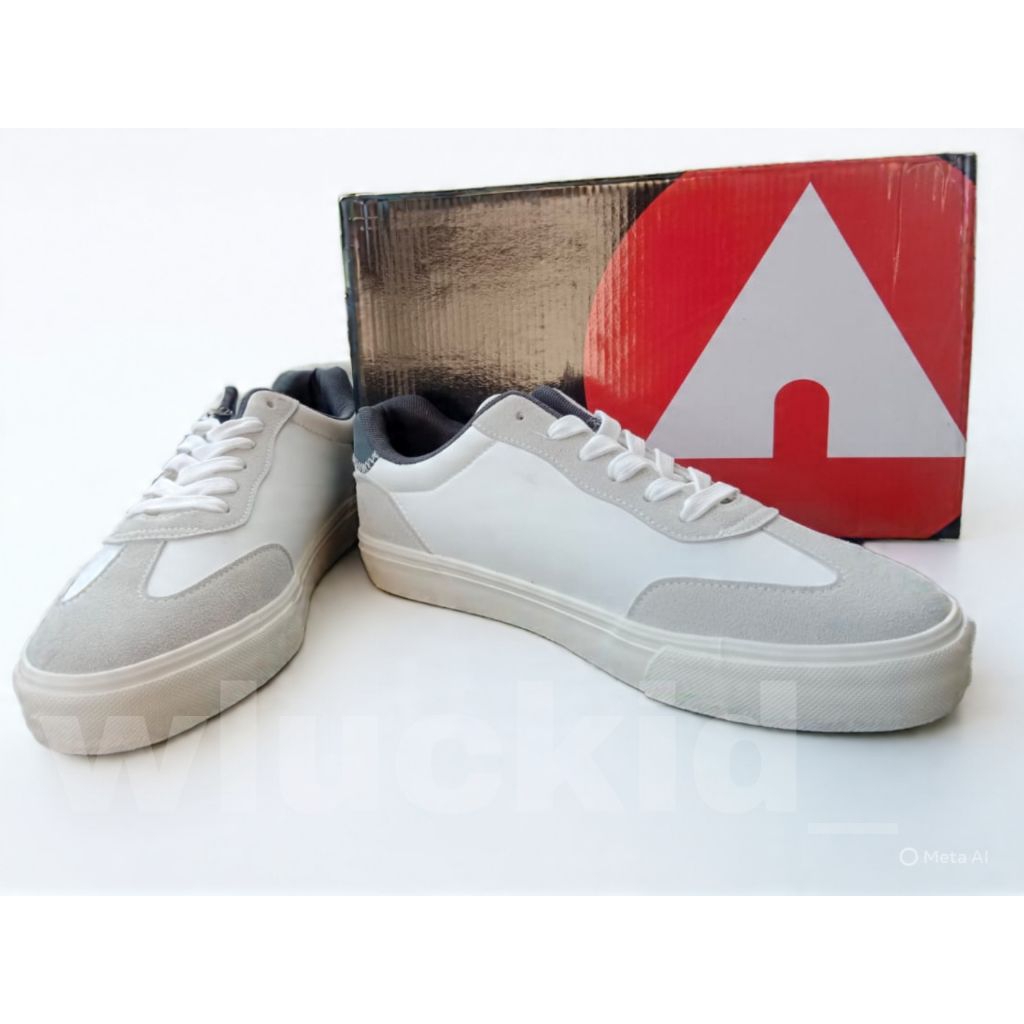Sepatu Airwalk Brick Off-White/Grey Original // Sepatu Casual Pria Wanita Original