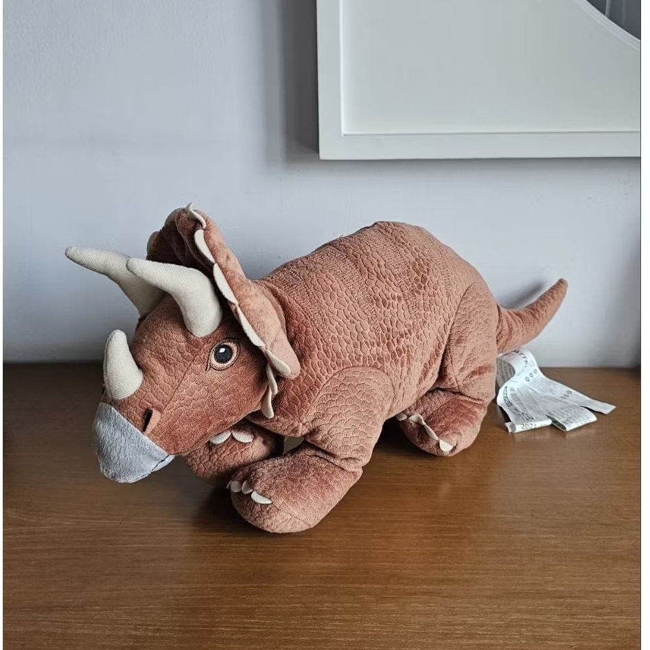 Boneka Dinosaurus / Dinosaurs Doll Ikea Jattelik Triceratops