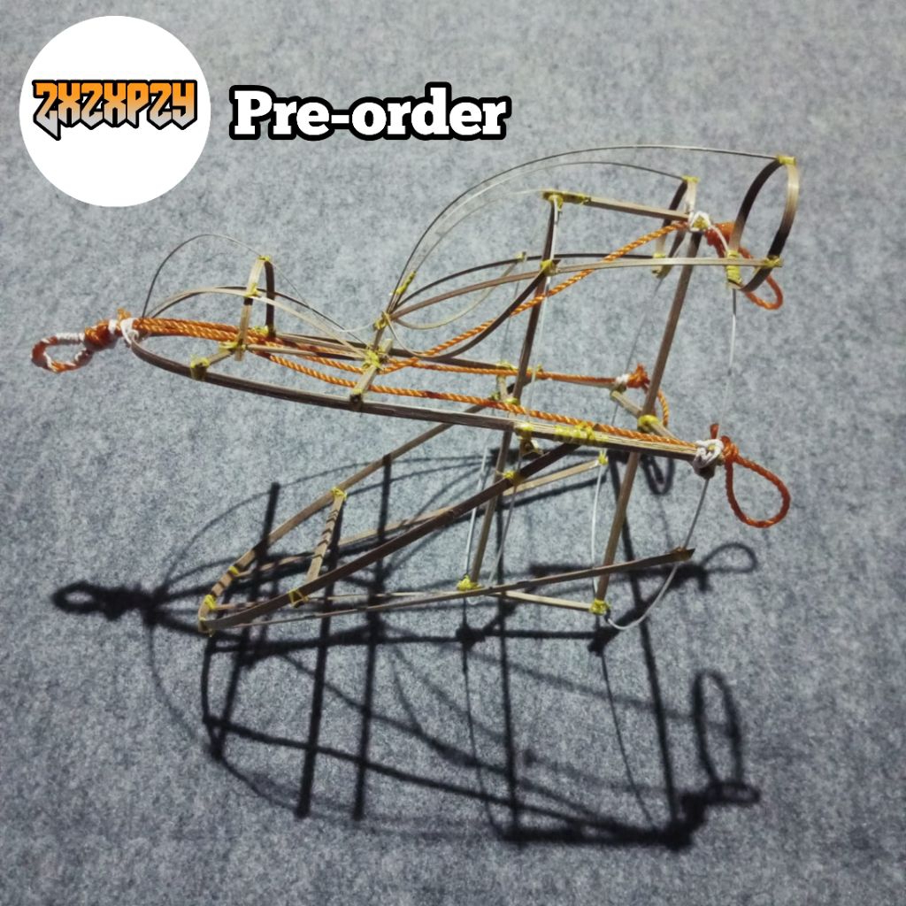 KERANGKA KEPALA LAYANGAN NAGA DIAMETER 20