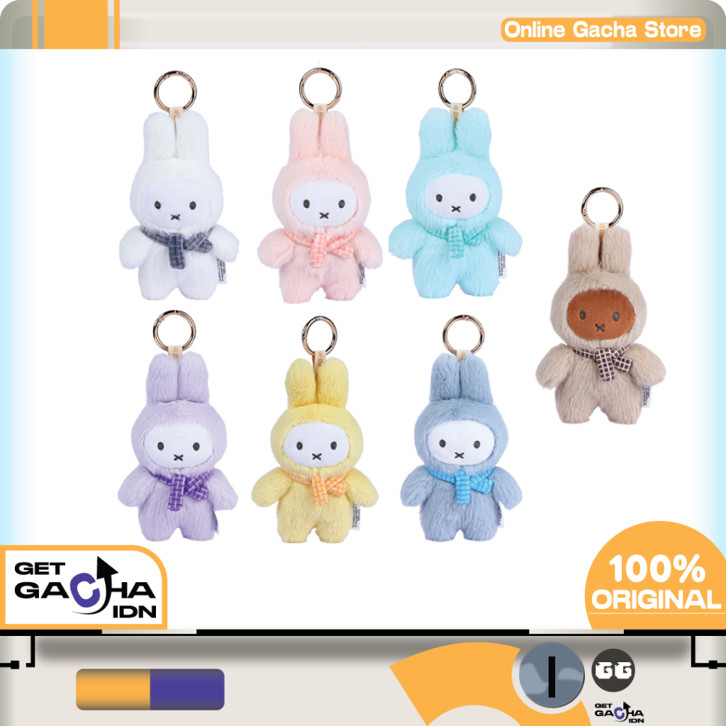BlindBox Vipo X Miffy Plush Charm Ori GetGachaIDN