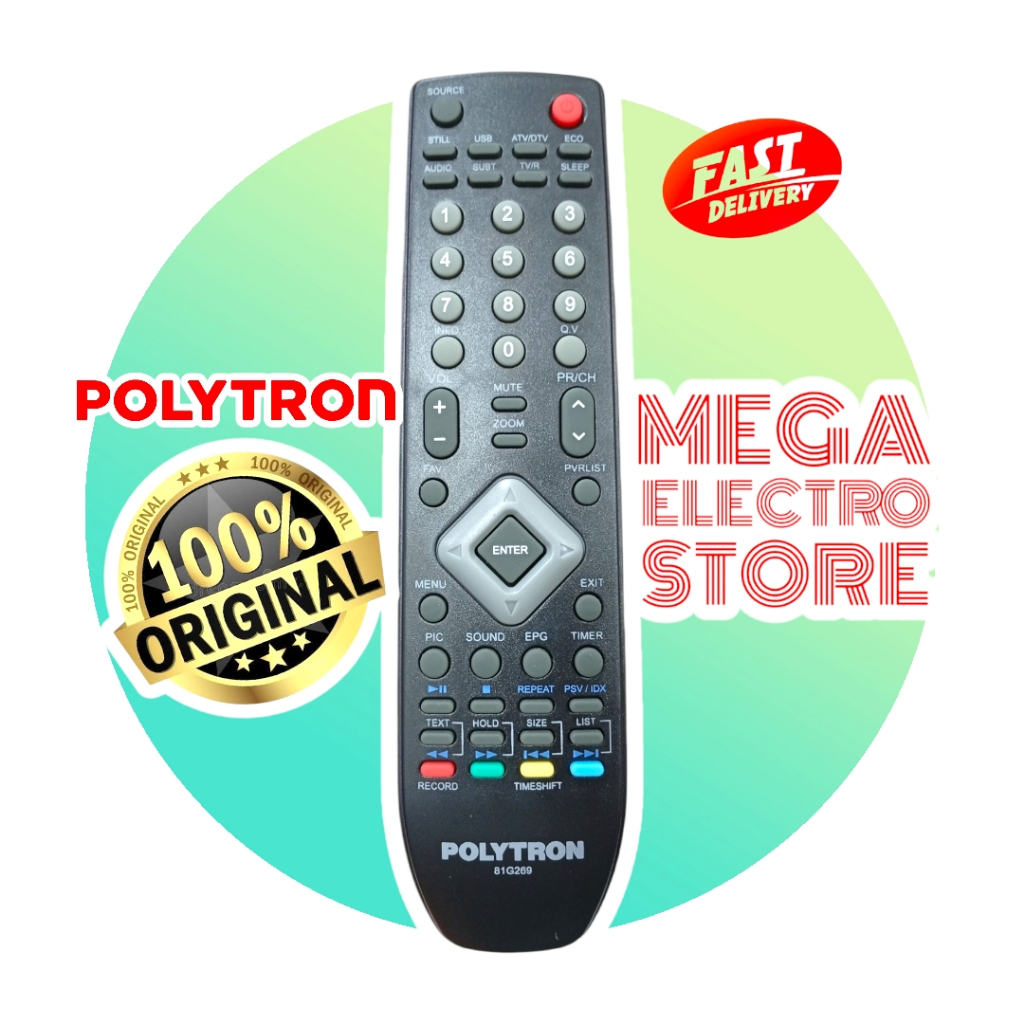 REMOTE TV POLYTRON LED / LCD ORIGINAL