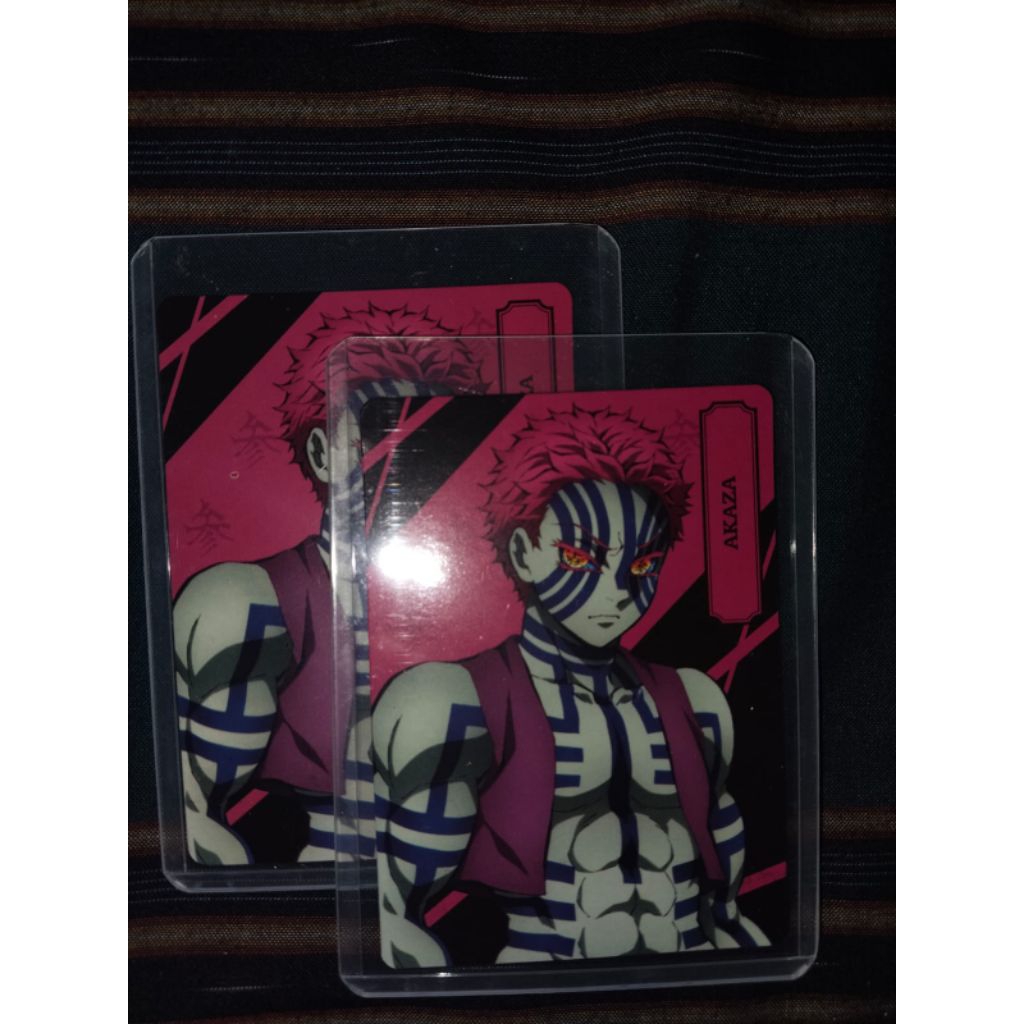 DEMON AKAZA CARD FAMILY MART X KIMETSU NO YAIBA | KNY | DEMON SLAYER