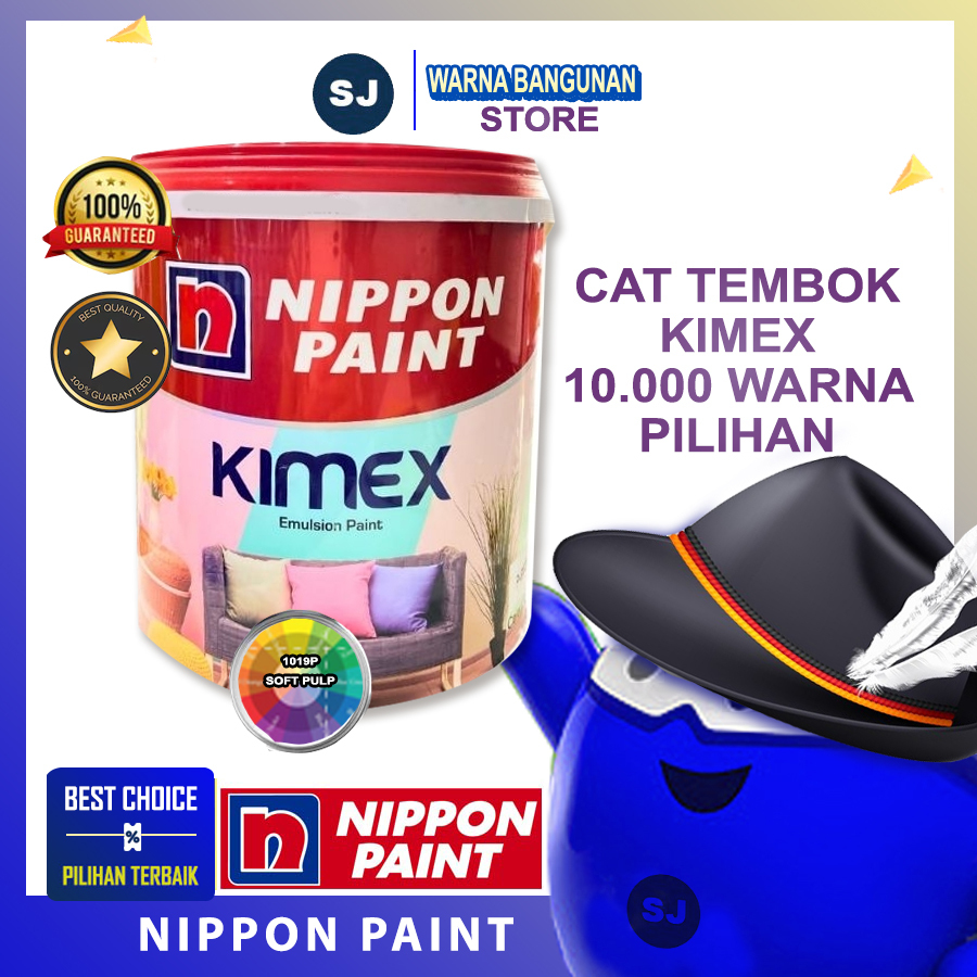 CAT TEMBOK NIPPON PAINT KIMEX 20 KG CAT INTERIOR CAT AIR UNTUK RUMAH