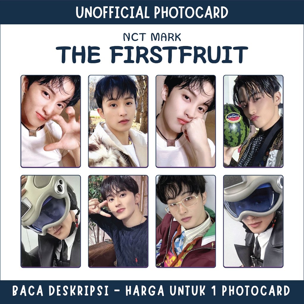 [UNOFFICIAL PHOTOCARD] MARK - THE FIRSTFRUIT