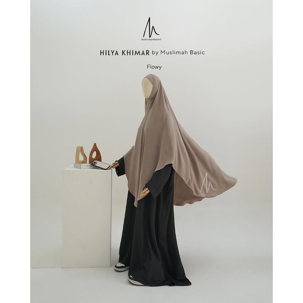 Preloved Like New Hilya Khimar by Muslimah Basic Free Niqab || Khimar Muslimah Basic