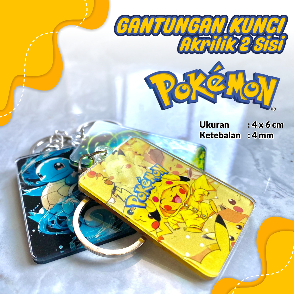 GANTUNGAN KUNCI POKEMON, KEY CHAIN