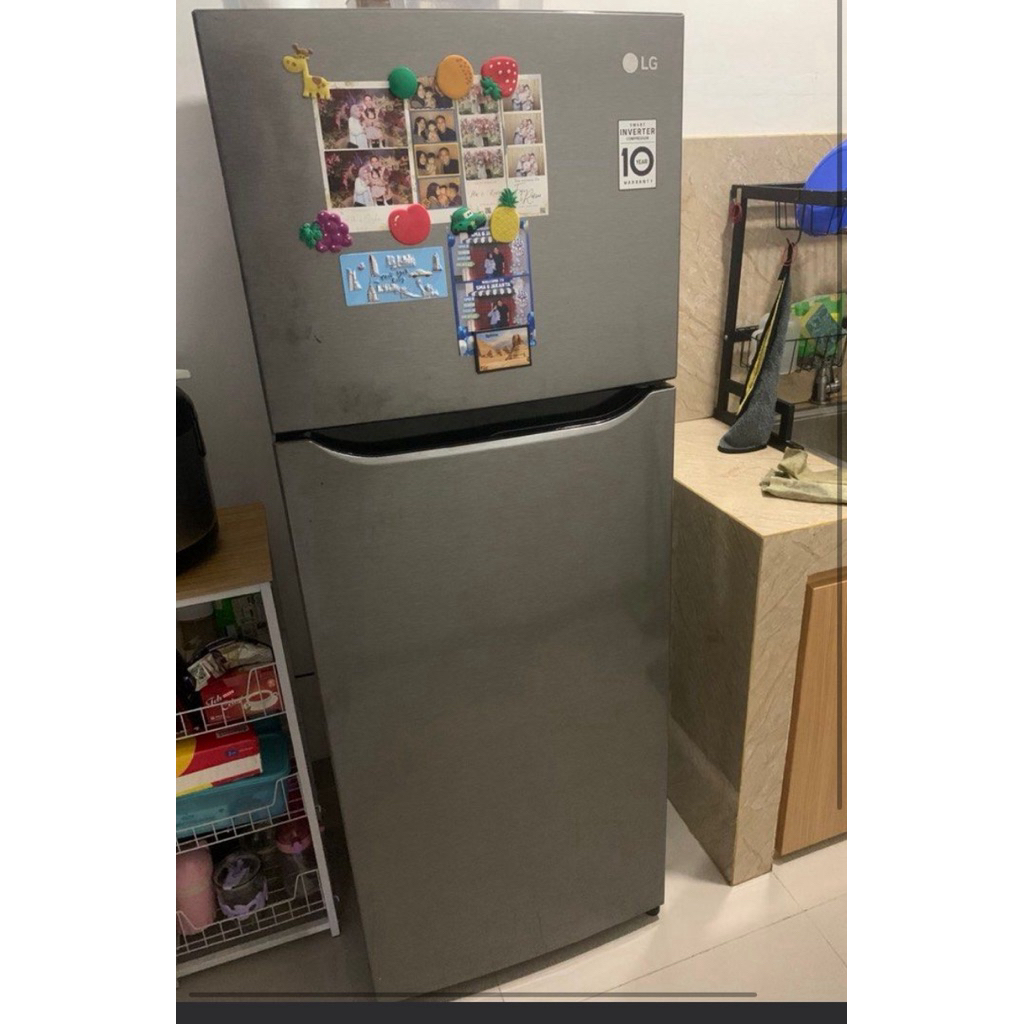 Preloved Kulkas LG 2 pintu GN-B200SQBB