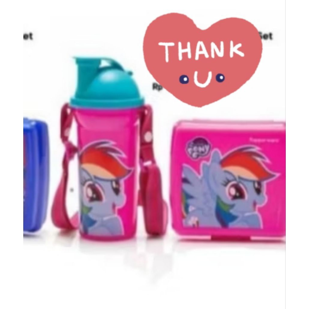 kudapony set jadul tupperware