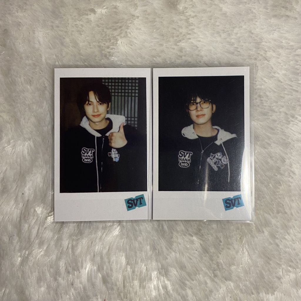 (READY STOCK) NANA BNB POLAROID JEON WONWOO WEN JUNHUI SEVENTEEN MINBAK PC PHOTOCARD