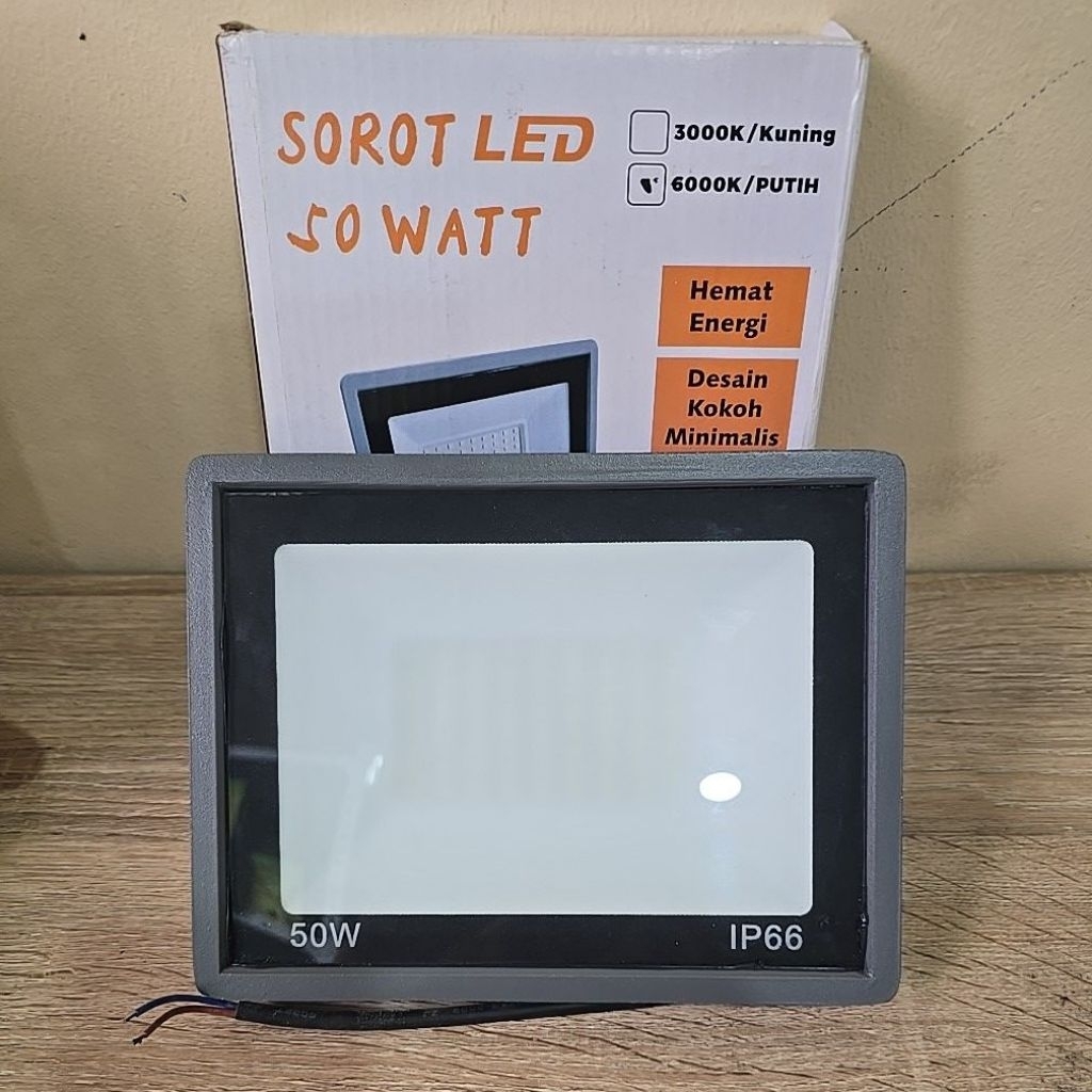 LAMPU SOROT LED 50 WATT / LED FLOODLIGHT 50W IP66
