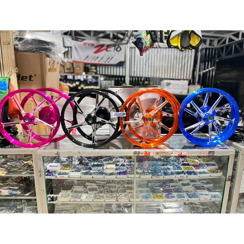 VELG DKT DFIVE MX KING VIXSEN NINJA SS NINJA RR NINJA R.CRF JUPITER FIZ R FORCE 1 VEGA SUPRA 125 KPH