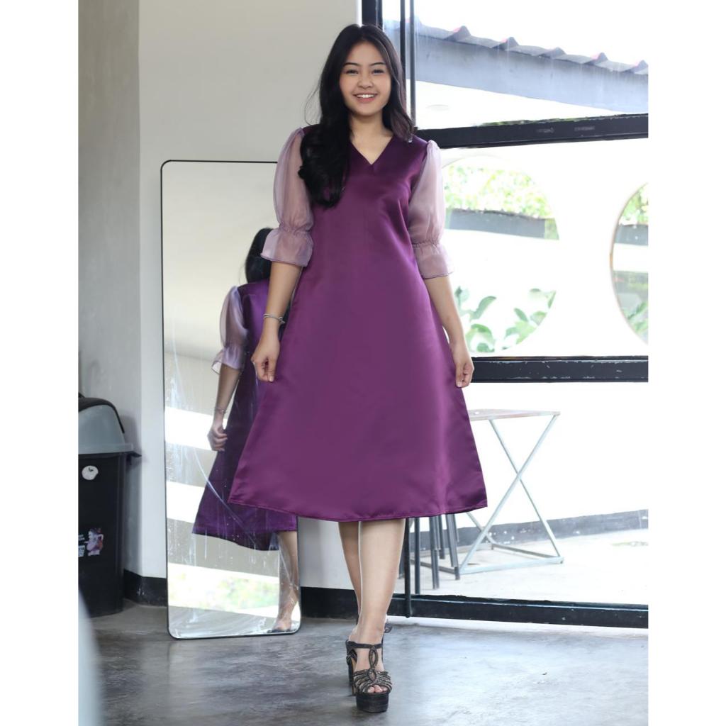 Galery_Batik New Dress Natal Celsi Dres Wanita / Setelan Dres Kondangan Mewah / Dres Terbaru