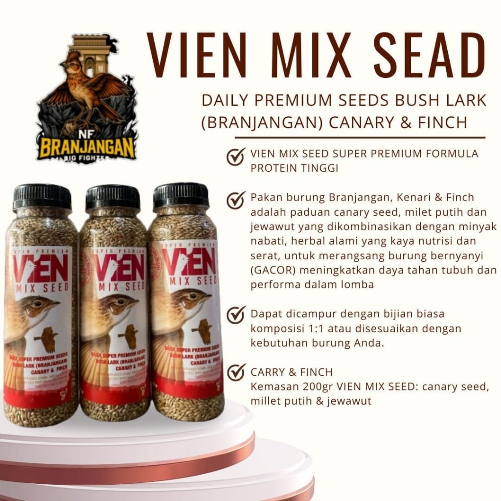 VIEN MIX SEAD PREMIUM/PAKAN BRANJANGAN & KENARI