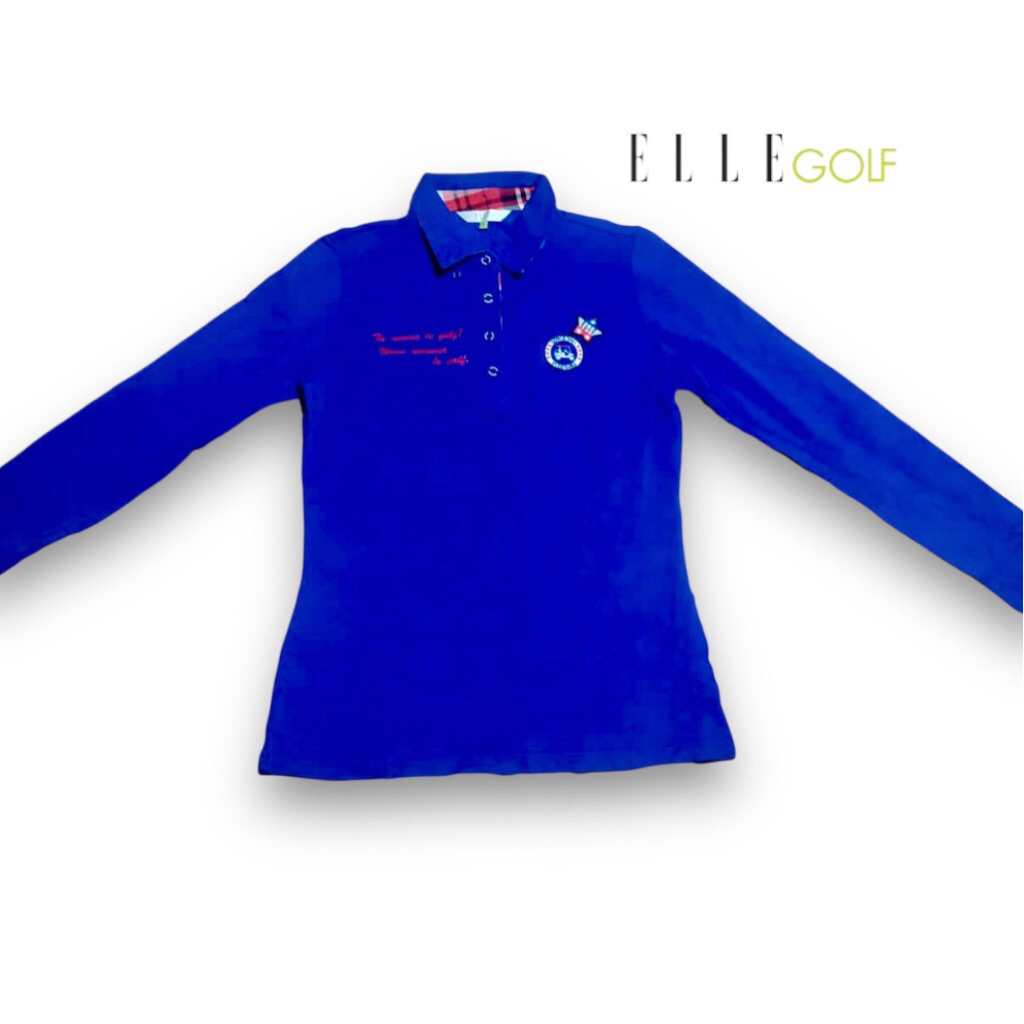 Kaos Polo Dry Wanita ELLE  GOLF LD 95  Branded Second Preloved