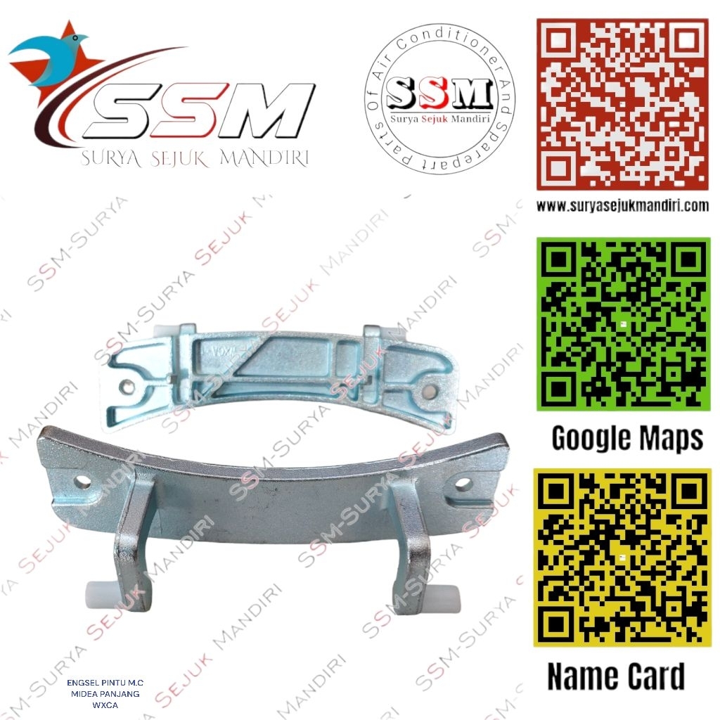 Engsel Pintu Mesin Cuci Midea Panjang WXCA