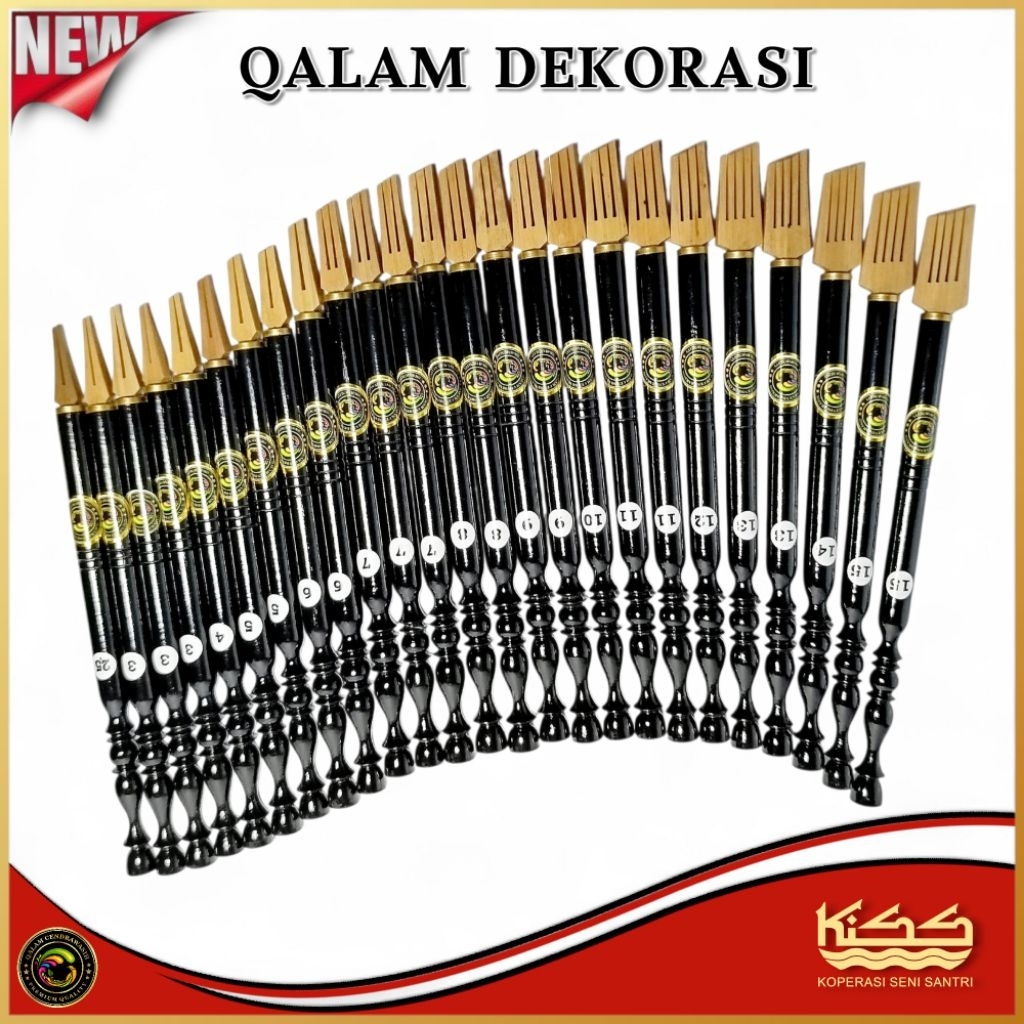 Qalam Dekorasi/Qalam Bambu/Pena Kaligrafi (Qalam Cendrawasih).